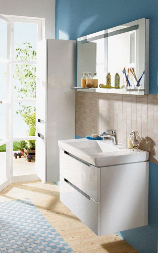 Тумба под раковину Villeroy&Boch Subway 2.0, A696 00DH, белый глянцевый, 78,7*52*44,9 см