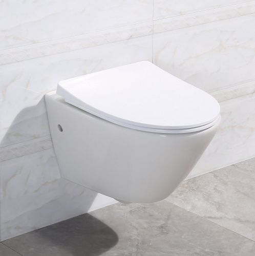 Унитаз подвесной BelBagno Alpha BB300CHR, безободковый