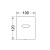 Кнопка смыва TECE Planus Urinal 220/12 V 9242357, белый глянцевый