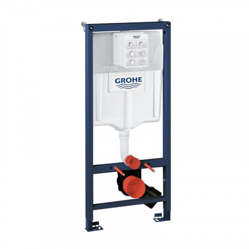 Инсталляция Grohe Rapid SL 38536001 для подвесного унитаза, стандартная, крепежные уголки в комплекте