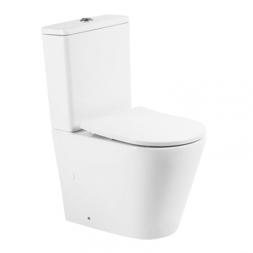 Чаша унитаза безободкового, P-trap BelBagno, серия FLAY-R Новинка 2020