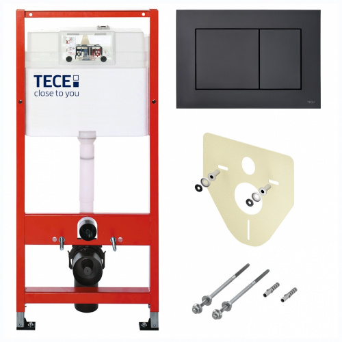 Инсталляции для унитаза TECEbase K400407 4 в 1 с матовой панелью смыва TECEnow