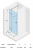Душевая дверь в проем Riho Scandic Mistral M-104 GX007040L 140 см, левая